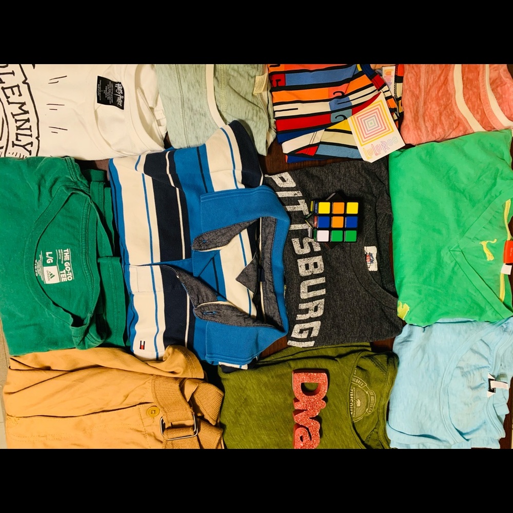 Bundle of clothes for men and women new and used